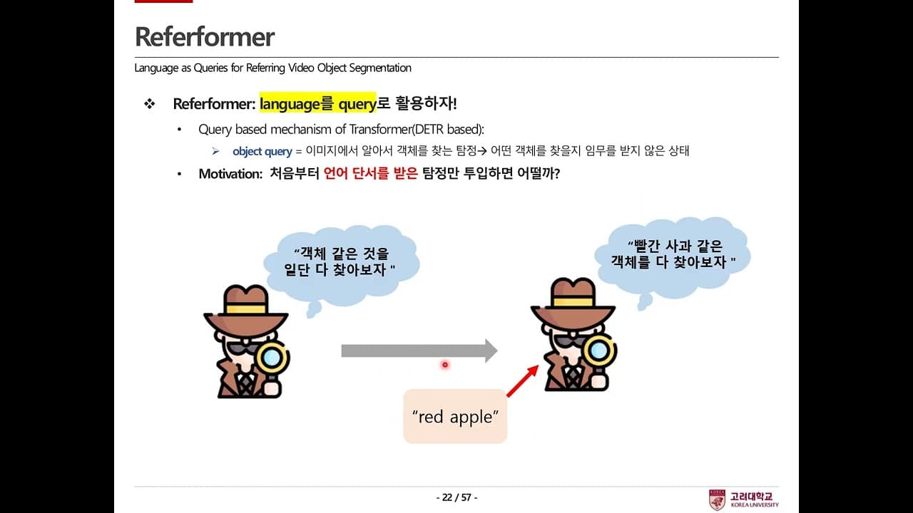 비디오 객체 분할의 진화: '지칭'에서 '추론'으로 — ReferFormer부터 BRS-HQ까지 영상 썸네일