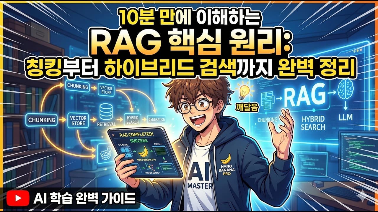 냉장고를 먼저 여는 요리사, 비유로 풀어낸 RAG의 다섯 가지 부품 영상 썸네일