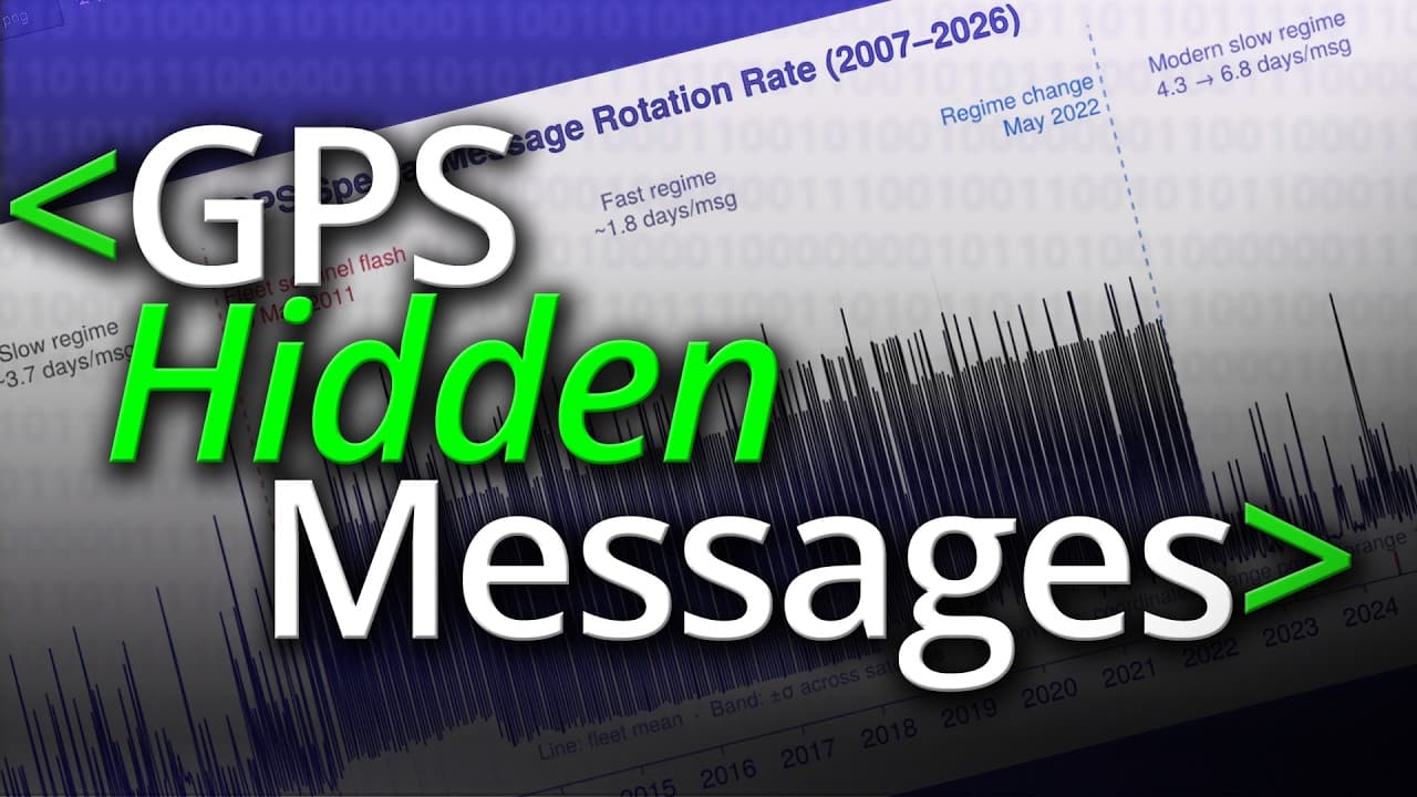 GPS 신호에 숨어 있던 정체불명의 메시지, 그 정체를 추적하다 영상 썸네일