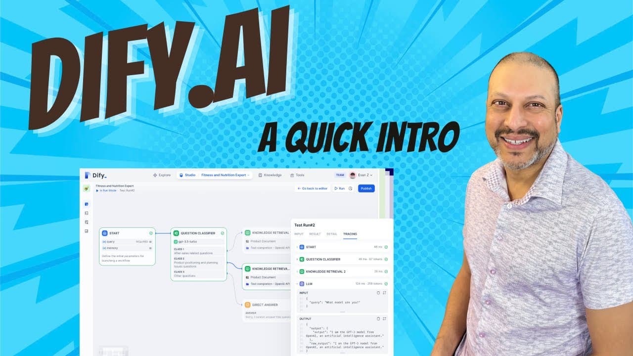 코드 없이 생성형 AI 워크플로 짜기, Dify를 직접 써 본 기록 영상 썸네일