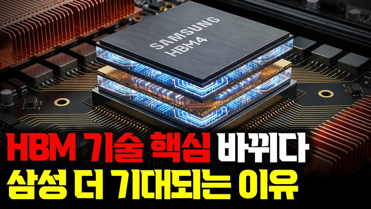 HBM4의 승부처는 맨 아래층, 베이스 다이가 로직 칩이 된 이유 영상 썸네일