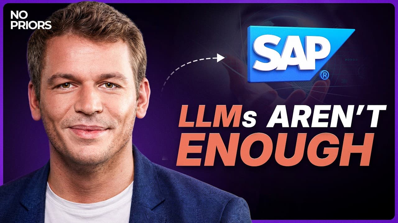 기업 AI의 진짜 병목은 모델이 아니라 규모, SAP 최고기술책임자의 진단 영상 썸네일