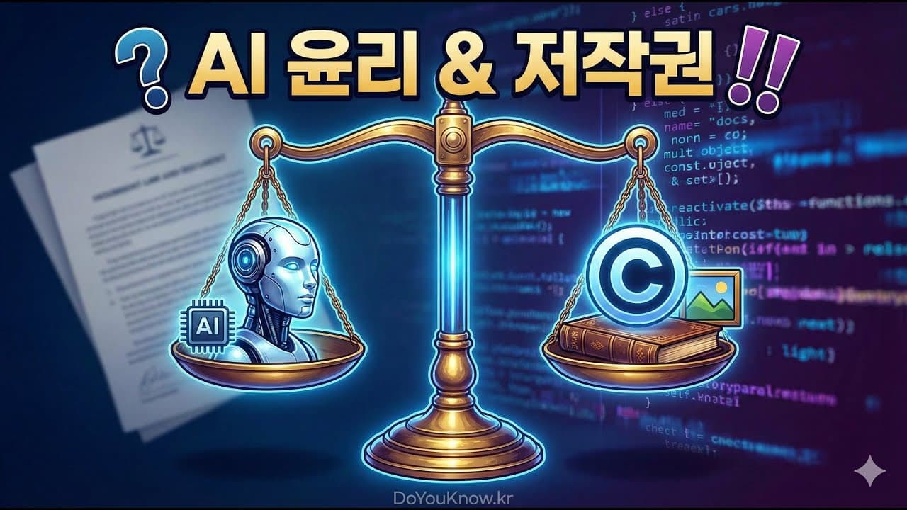 AI가 내 작품으로 학습했다면: 저작권과 윤리, 지금 어디까지 왔나 영상 썸네일
