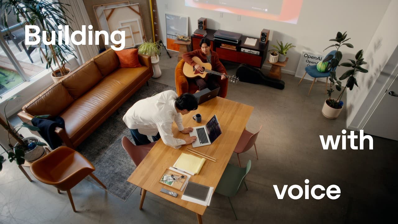 OpenAI, 손 떼고 음성으로 일하는 'ChatGPT Voice'와 데스크톱 앱 워크플로 공개 영상 썸네일