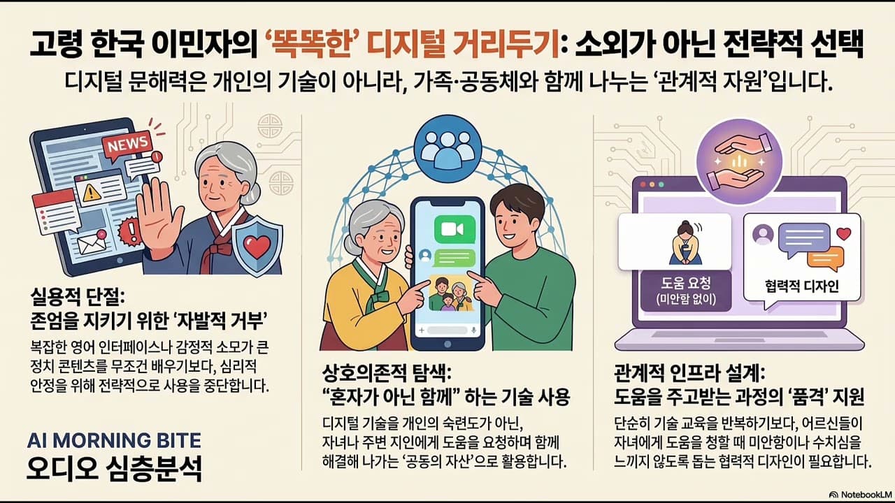 노인은 디지털에 뒤처진 게 아니었다 — 한인 고령 이민자 22명이 기술을 끊는 방식 영상 썸네일