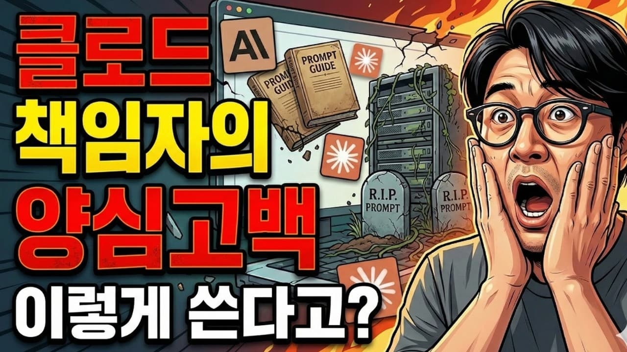 클로드 코드를 만든 사람은 이렇게 쓴다: 병렬 실행, 계획 먼저, 스스로 검증 영상 썸네일