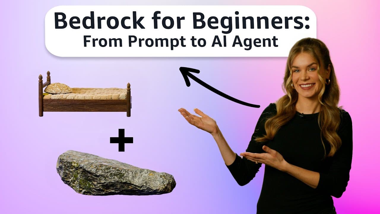 Amazon Bedrock 입문: 첫 프롬프트부터 AI 에이전트까지 단계별로 만들기 영상 썸네일