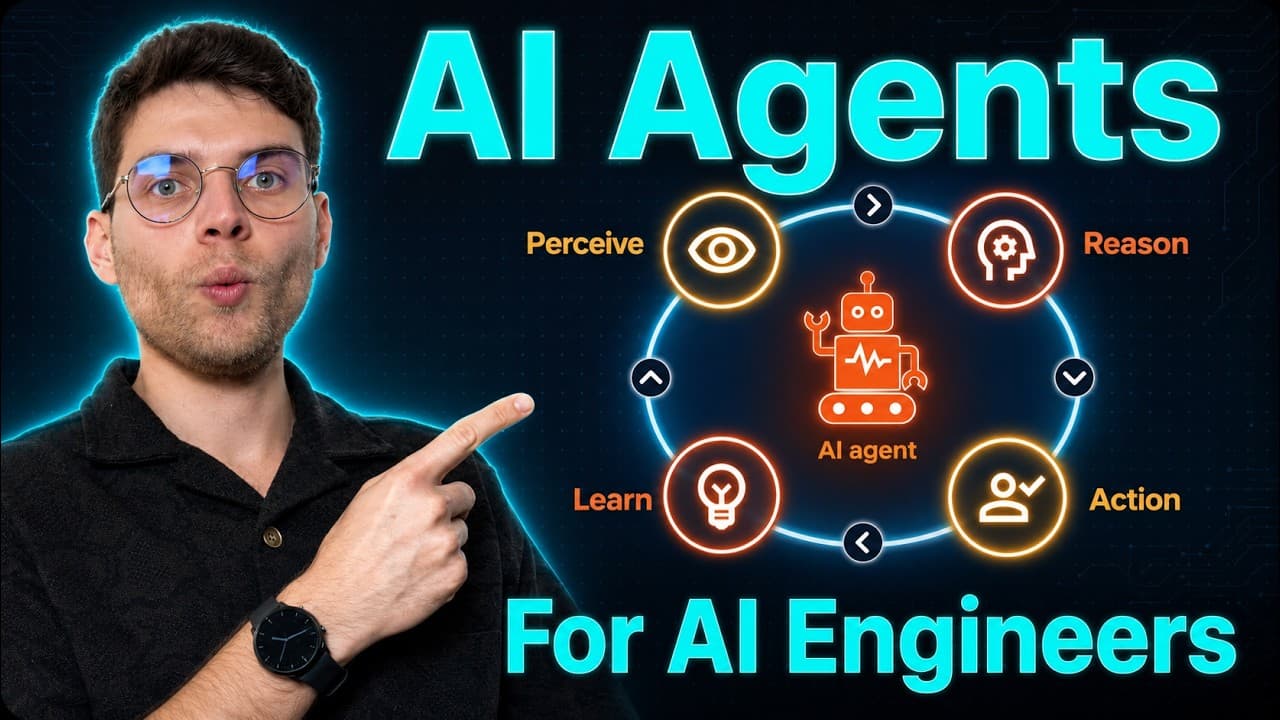 데모는 되는데 실전은 무너지는 AI 에이전트 — RAG·메모리·도구·멀티에이전트 총정리 영상 썸네일
