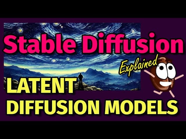 Stable Diffusion은 어떻게 작동하는가: 잠재 확산 모델(LDM)의 원리 영상 썸네일