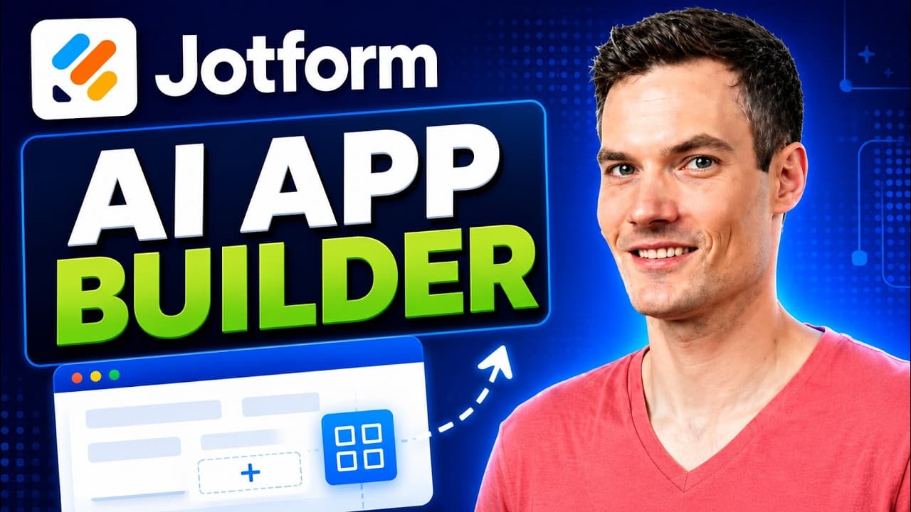 코드 한 줄 없이 AI로 앱 만들기: 조트폼(Jotform) AI 앱 빌더로 재고 관리 앱 만드는 법 영상 썸네일