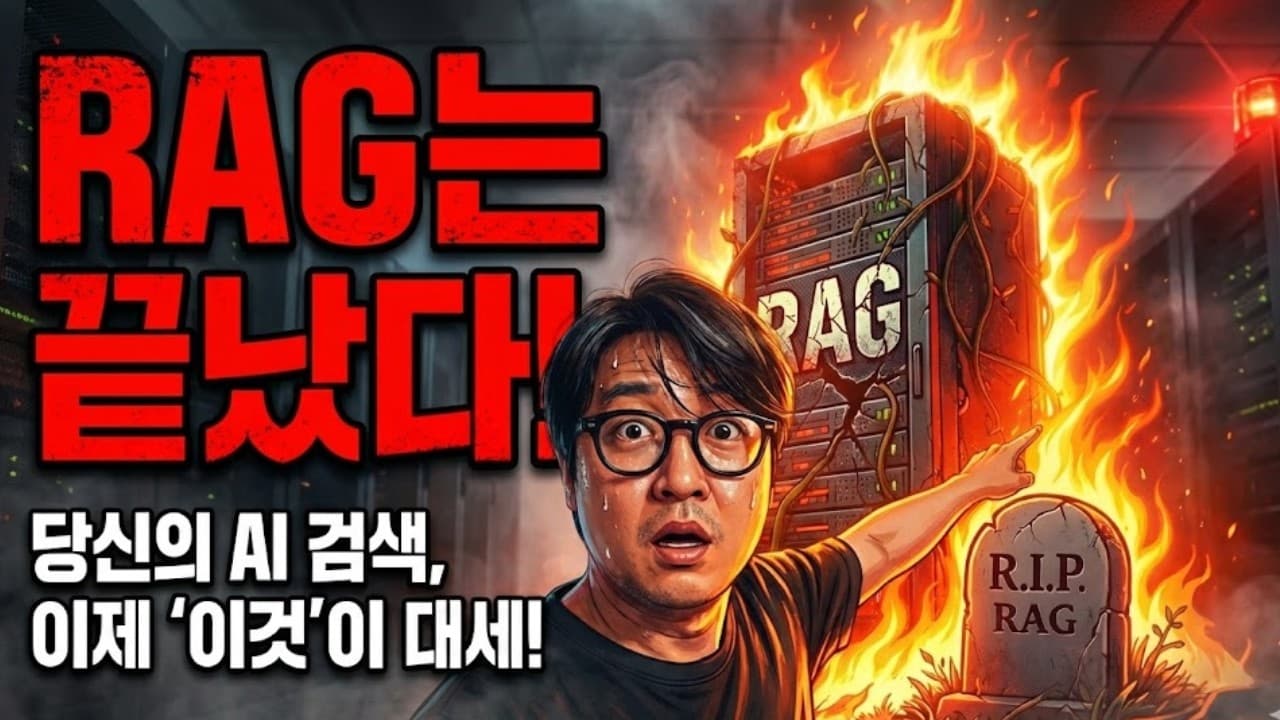 "RAG는 죽었다"는 말의 진실 — AI가 우리 회사 문서를 모르는 진짜 이유 영상 썸네일