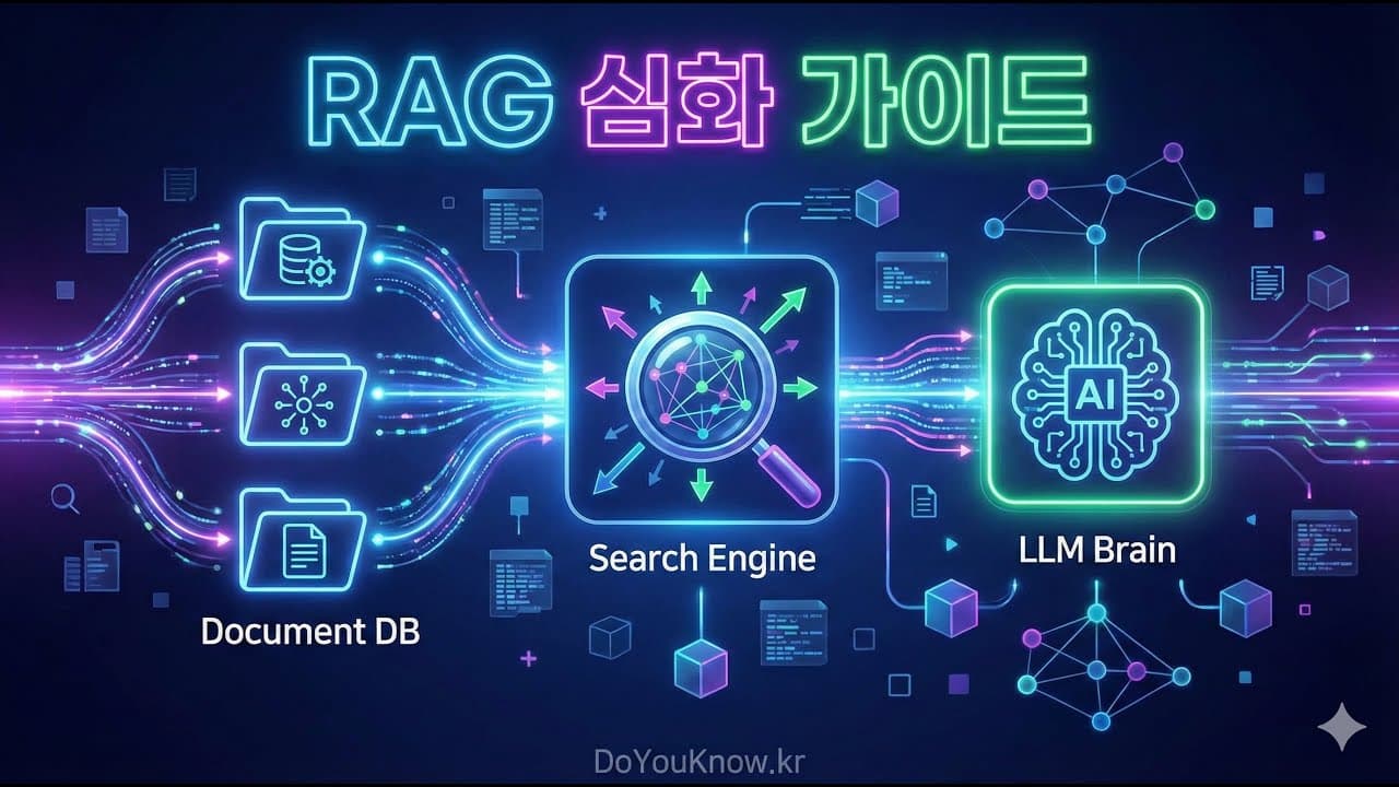 RAG 성능을 끌어올리는 심화 전략: 청킹·벡터DB·평가·에이전틱 RAG 영상 썸네일