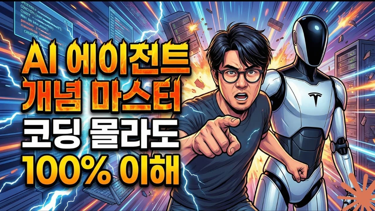 LLM, AI 워크플로우, AI 에이전트는 무엇이 다른가 영상 썸네일