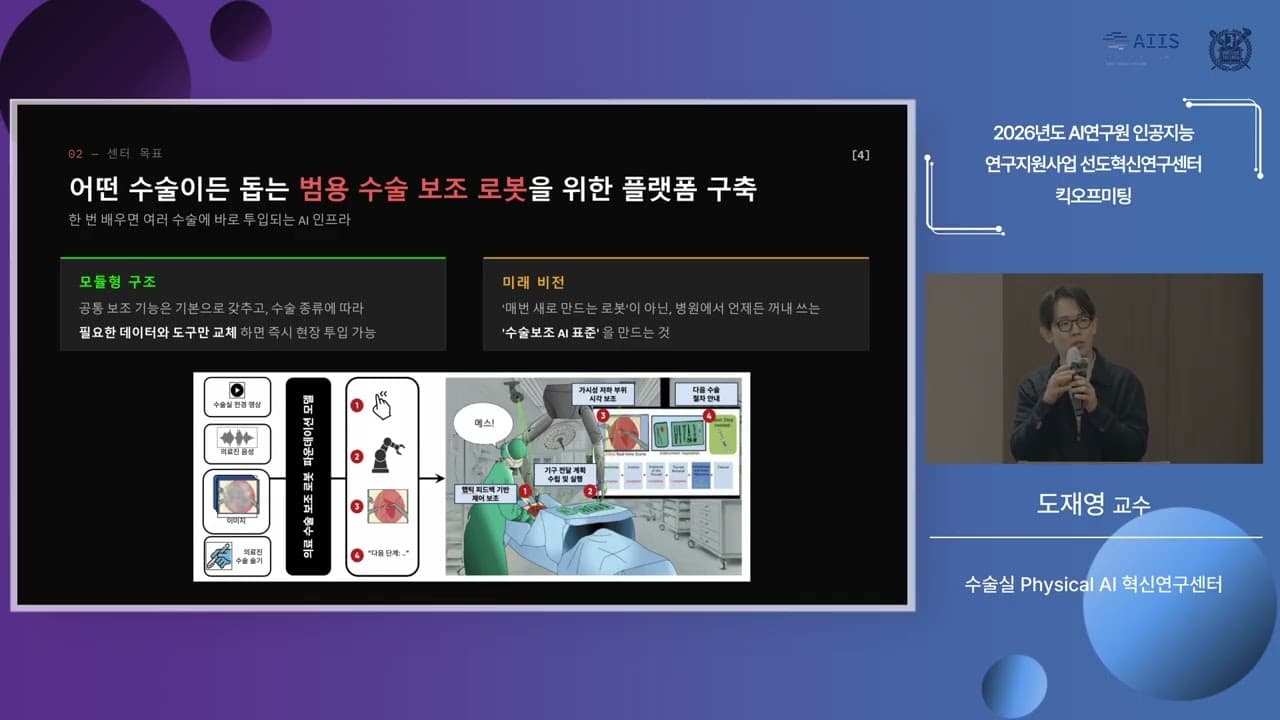 집도의 아닌 '수술 보조'부터, 서울대가 만드는 수술실 로봇 영상 썸네일