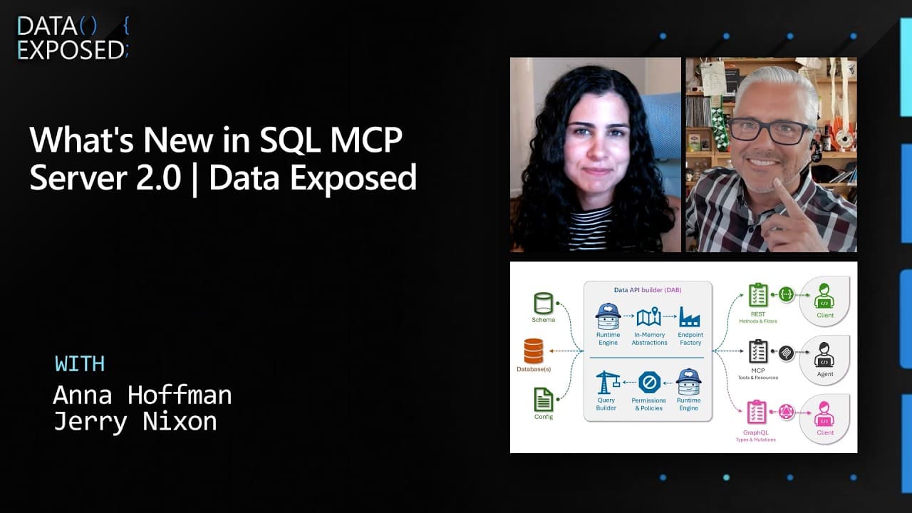 AI 에이전트를 데이터베이스에 안전하게 연결하기: SQL MCP 서버란 무엇인가 영상 썸네일