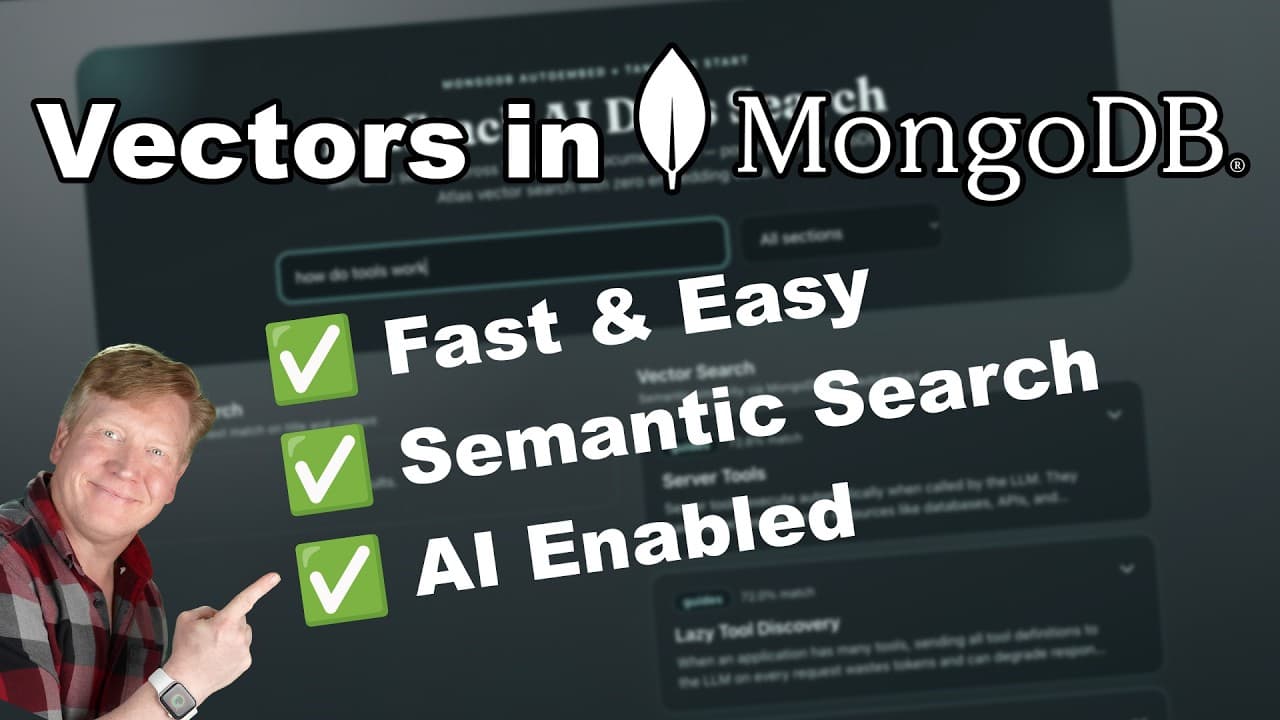MongoDB 자동 임베딩으로 벡터 검색을 거의 코드 없이 붙이는 법 영상 썸네일