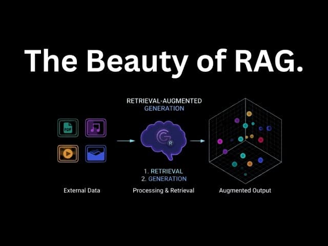 RAG(검색 증강 생성) 쉽게 이해하기: LLM이 답하기 전에 먼저 찾아보게 하는 법 영상 썸네일