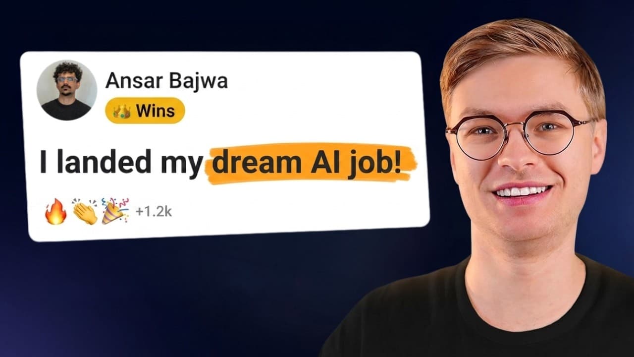 AI 엔지니어 취업을 가르는 포트폴리오 전략: 기술이 아니라 '진짜 문제'를 증명하라 영상 썸네일