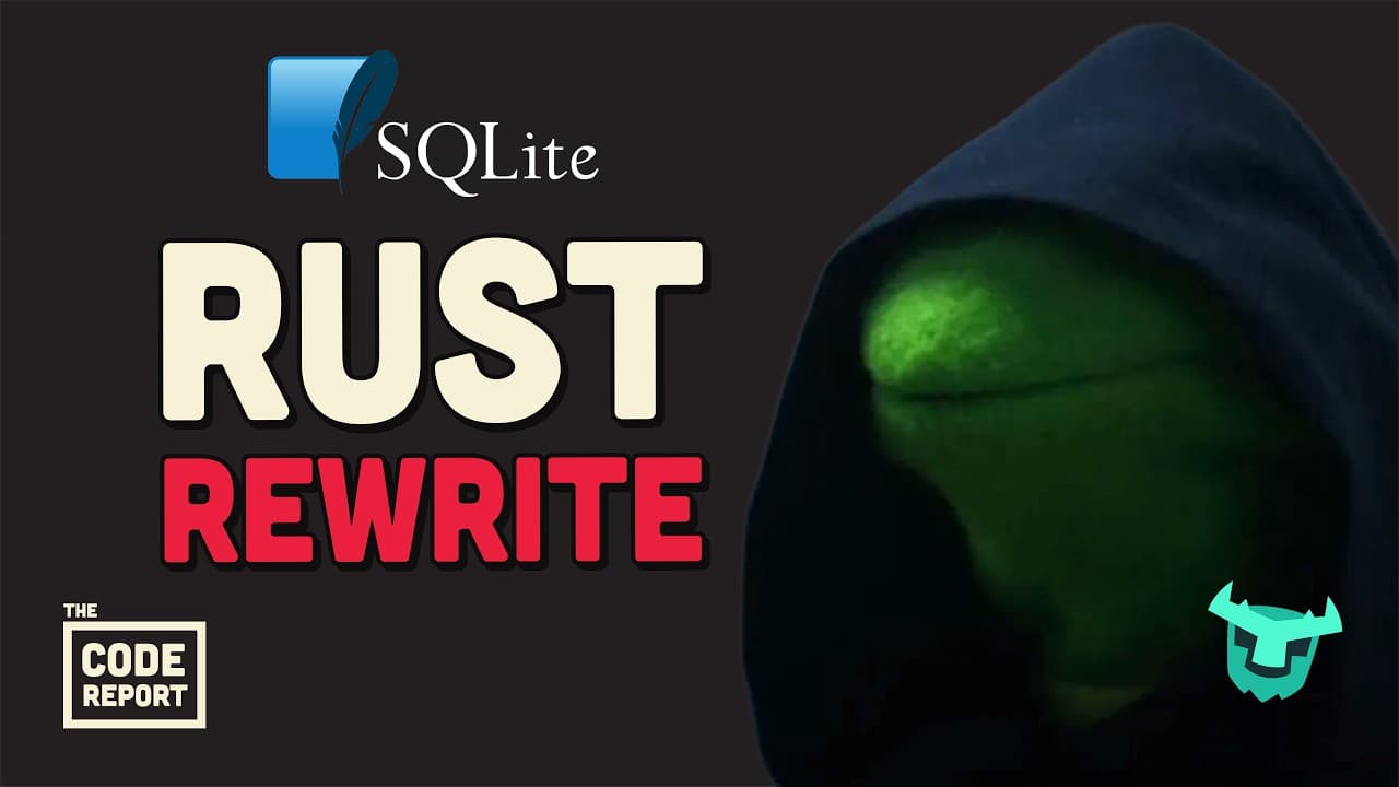 지구에서 가장 신뢰받는 코드 SQLite, 러스트로 다시 쓰이다 영상 썸네일