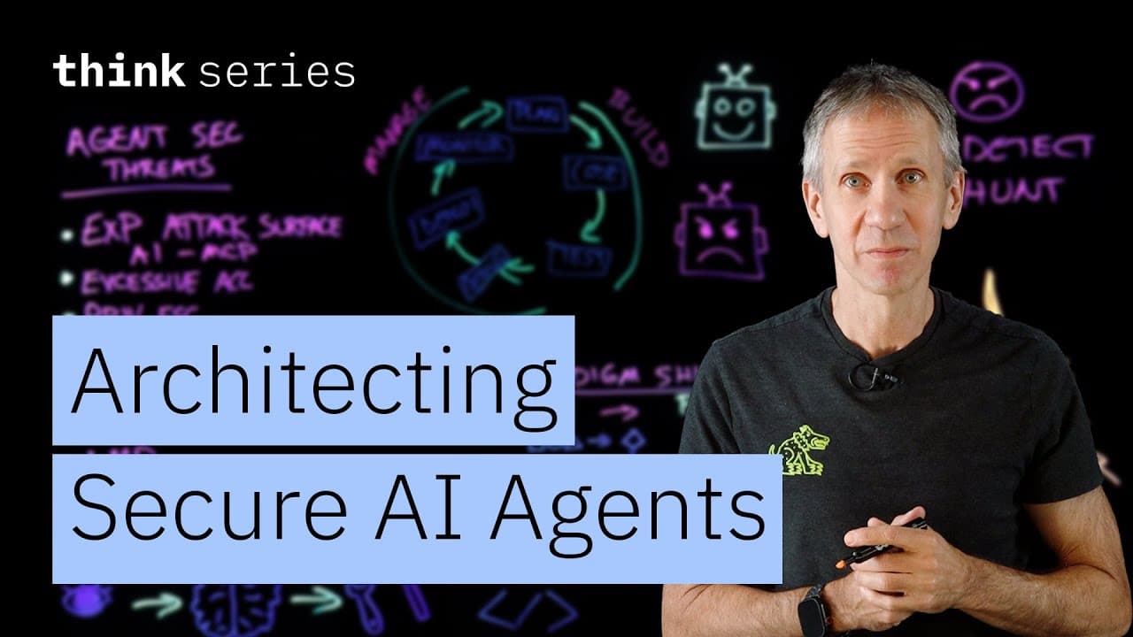 AI 에이전트를 안전하게 설계하는 법, IBM·앤스로픽 가이드가 짚은 위협과 통제 영상 썸네일