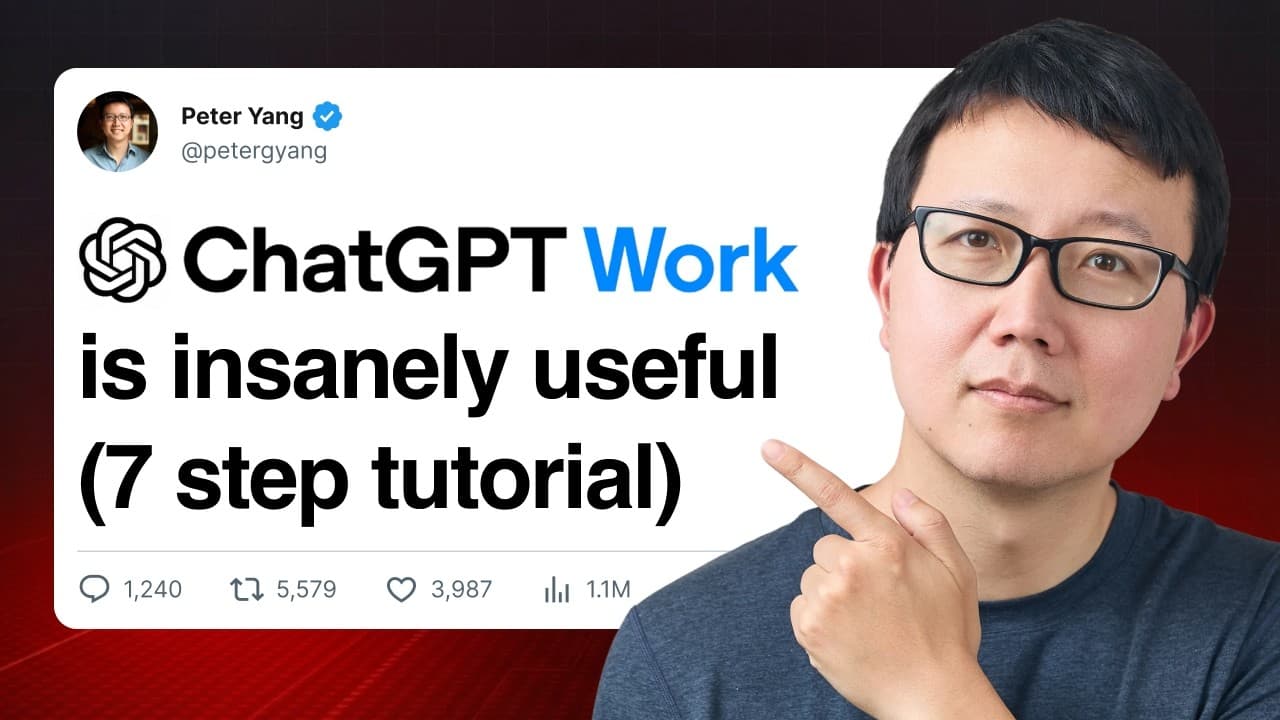 챗GPT·Codex로 이메일부터 웹사이트까지: 실전 업무 자동화 사용법 영상 썸네일