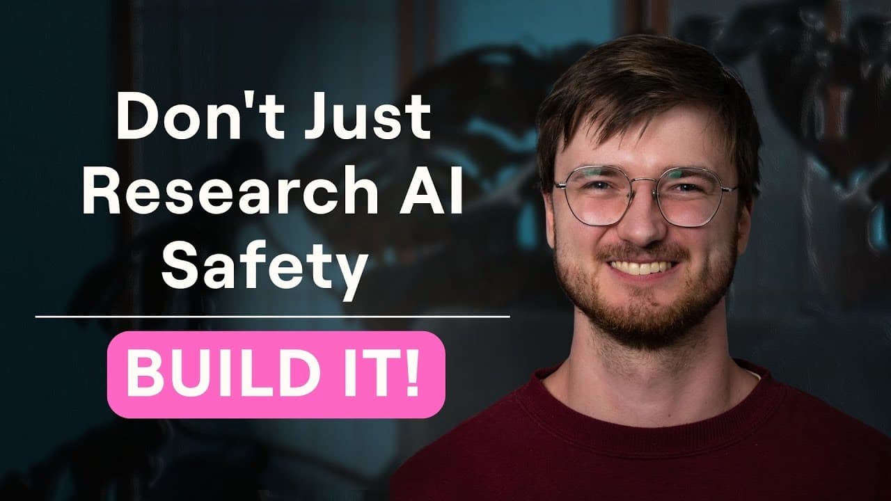 AI 안전 분야가 저평가하는 사람들: 연구자 대신 판을 키운 물리학자의 선택 영상 썸네일