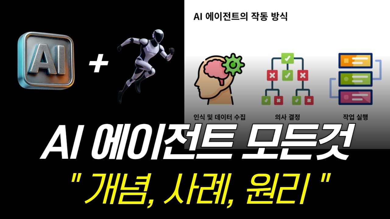 AI 에이전트는 챗봇과 무엇이 다른가: 모델·도구·오케스트레이션이 만드는 실행하는 AI 영상 썸네일