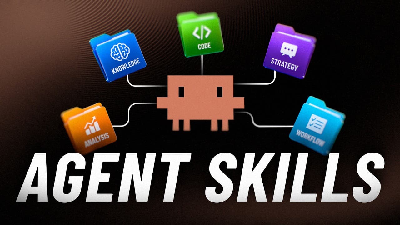 AI 에이전트가 '모범 사례'를 따르게 만드는 방법: 필요할 때만 불러오는 스킬(Skills) 영상 썸네일