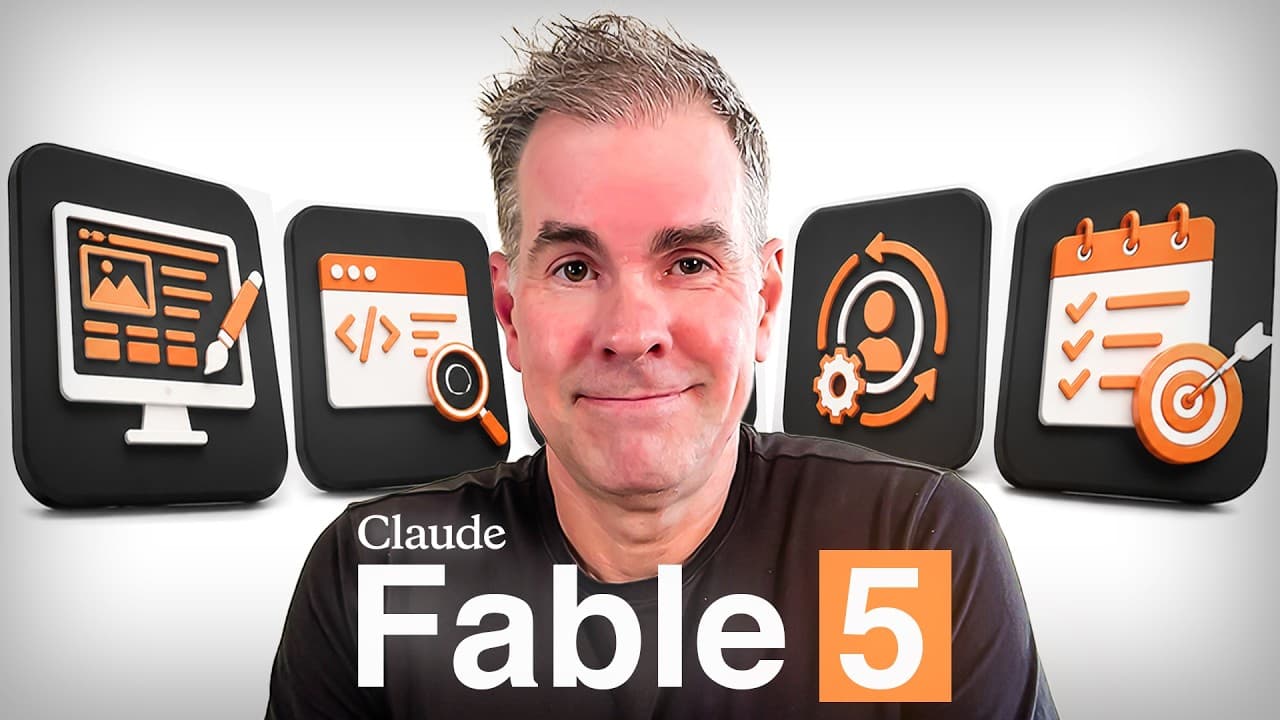 두 배 비싼 Claude Fable 5, 언제 돈값을 하나 — 다섯 가지 실전 활용법 영상 썸네일
