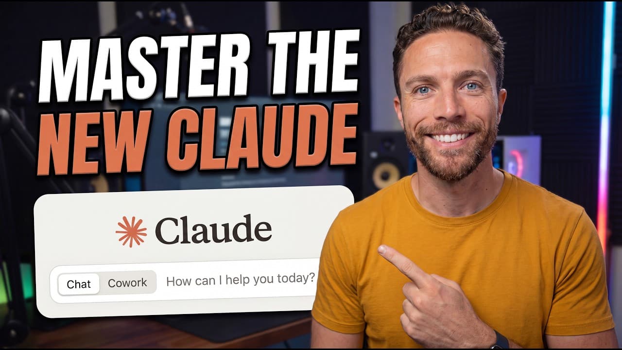 완전히 달라진 Claude, 채팅과 코워크부터 구분하자 영상 썸네일