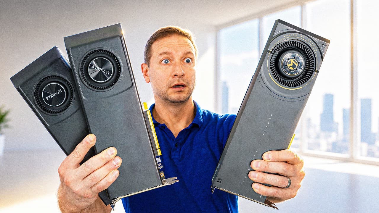GPU 한 장에 두 개를 담다, 로컬 AI용 VRAM을 3분의 1 값에 채우는 법 영상 썸네일