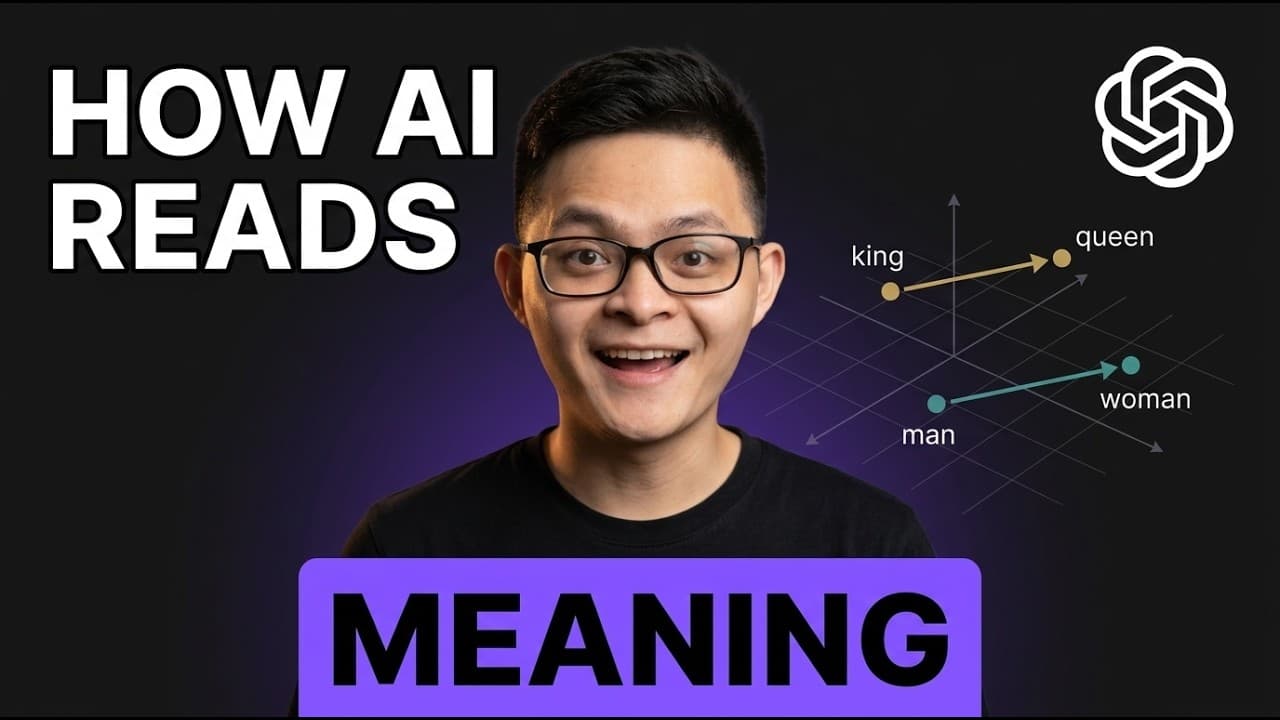 AI는 어떻게 '뜻'을 읽는가 — 텍스트 임베딩과 벡터 검색의 기본기 영상 썸네일