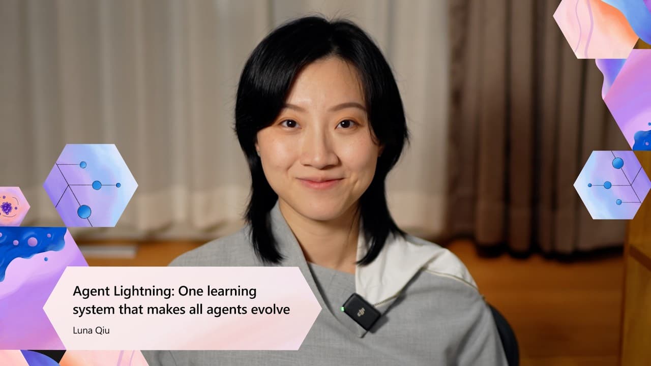 에이전트가 스스로 학습하게 만든다, 마이크로소프트의 오픈소스 '에이전트 라이트닝' 영상 썸네일