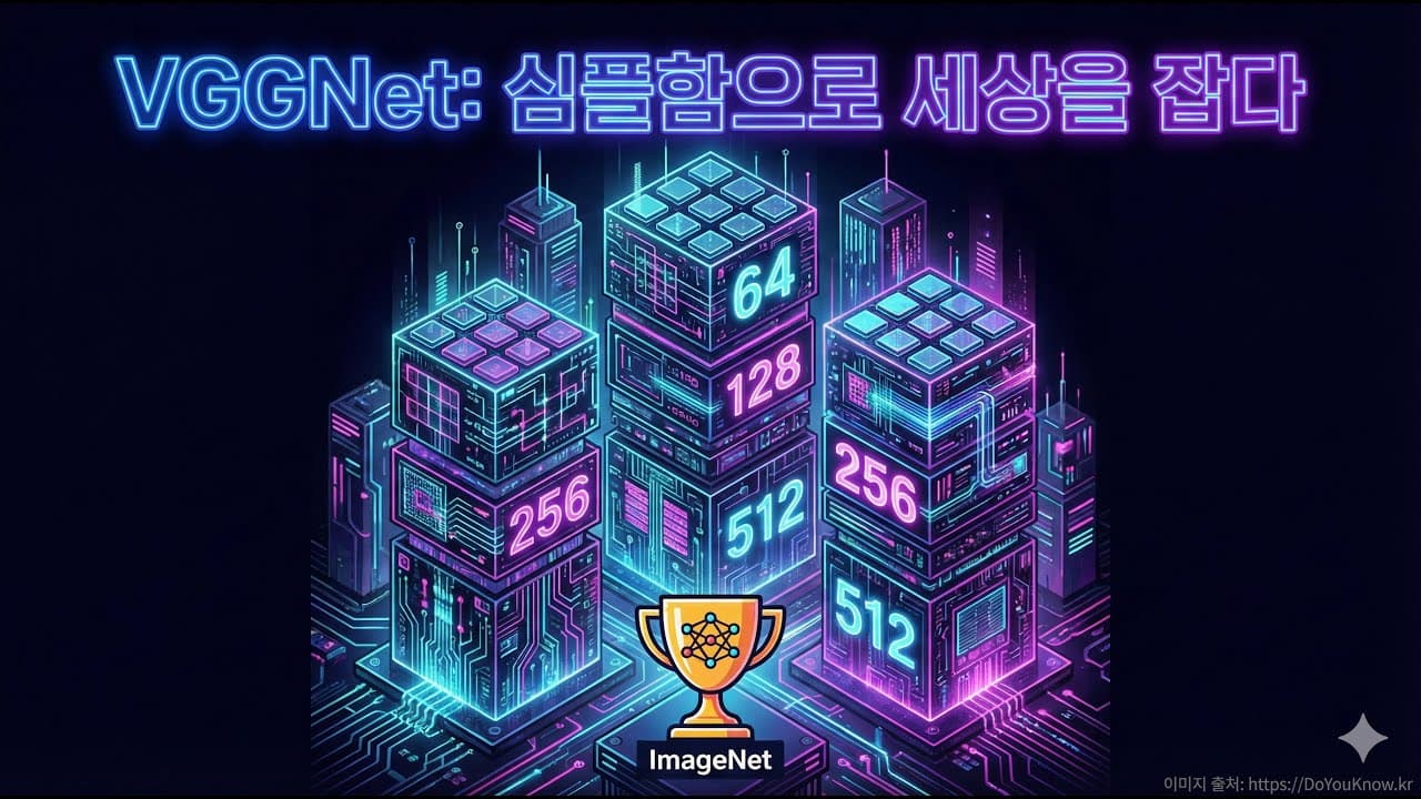 3×3 필터만 쌓아 만든 VGGNet, 10년이 지나도 교과서에 남은 이유 영상 썸네일