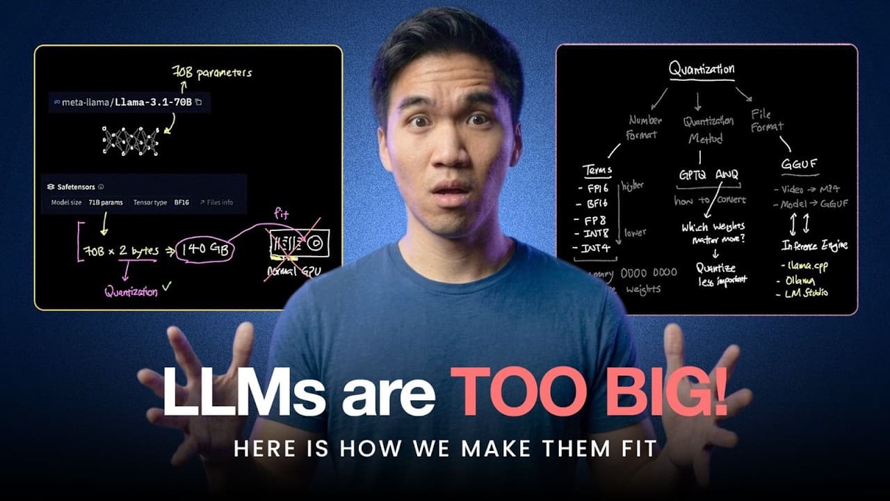 70B 모델을 일반 GPU에 넣는 기술, LLM 양자화가 실제로 하는 일 영상 썸네일