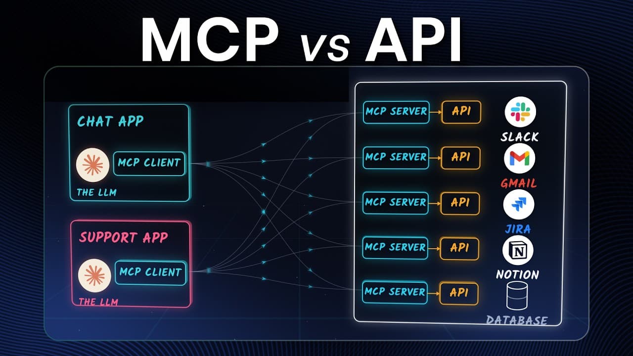 MCP vs API: 무엇이 다르고, 정말 MCP가 필요한가 영상 썸네일