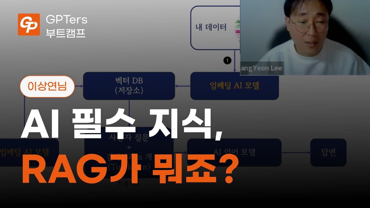 RAG(검색 증강 생성)란? 나만의 챗봇을 만들기 전에 알아야 할 핵심 개념 영상 썸네일