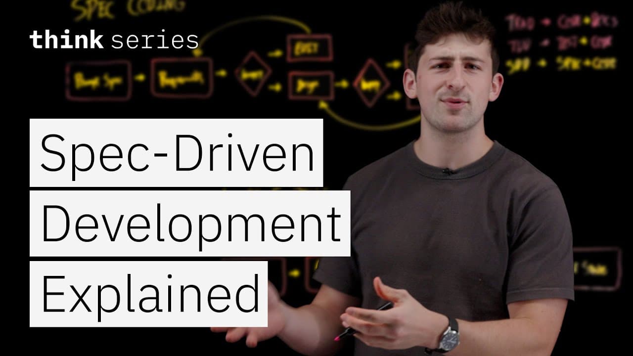 '바이브 코딩'을 넘어서—명세 기반 개발(Spec-Driven Development)이란 무엇인가 영상 썸네일