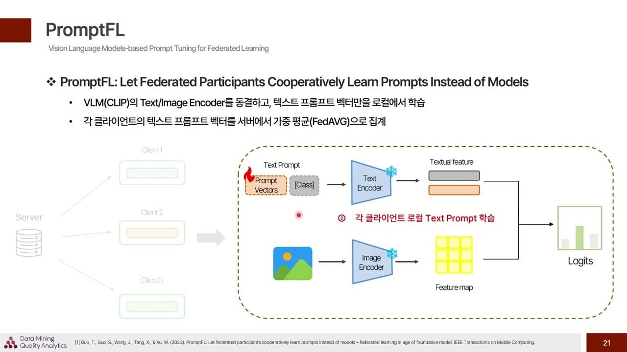 데이터를 모으지 않고도 강한 모델을: 연합학습에 비전-언어 모델 프롬프트 튜닝 더하기 영상 썸네일