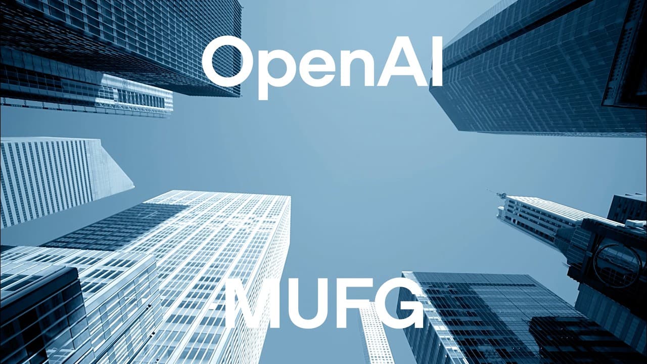 일본 최대 은행 MUFG, ‘AI 네이티브’ 기업을 향해: 오픈AI와의 협업 사례 영상 썸네일
