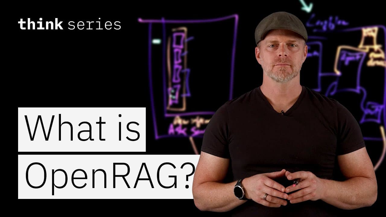 맥락 창이 무한해도 RAG가 사라지지 않는 이유: IBM의 오픈소스 OpenRAG 영상 썸네일