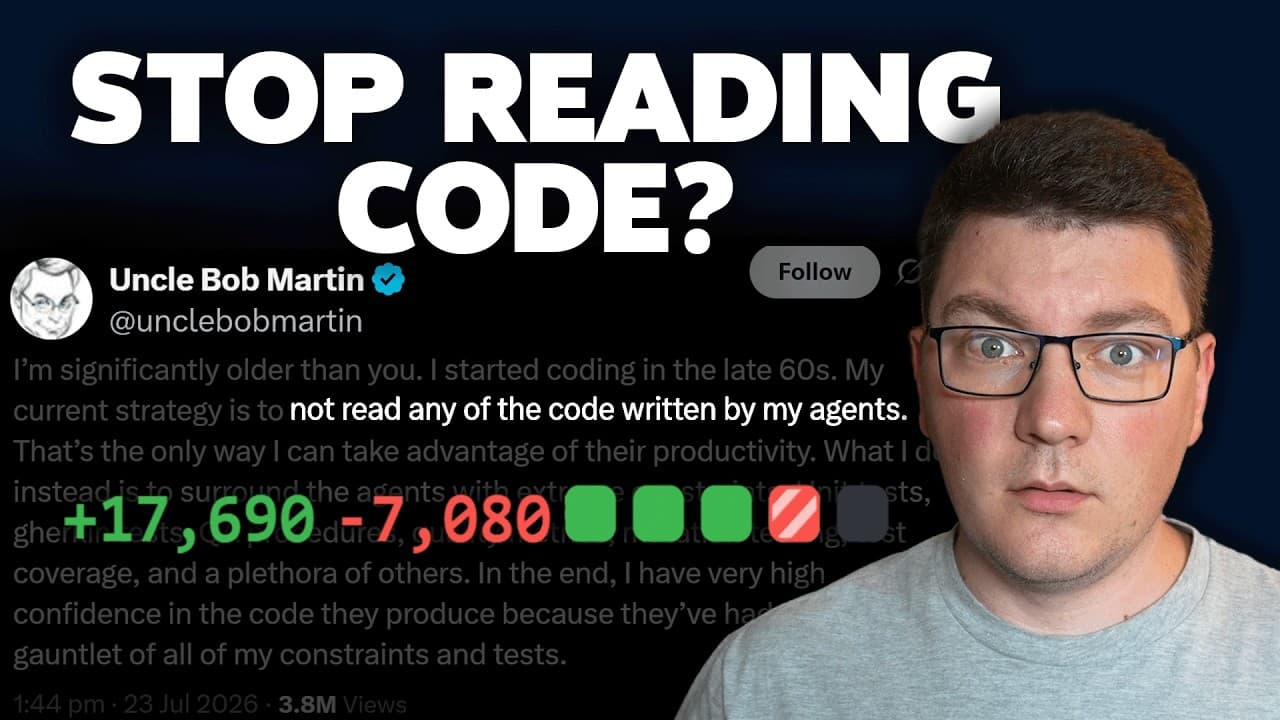 Uncle Bob Stopped Reading AI-Generated Code 영상 썸네일