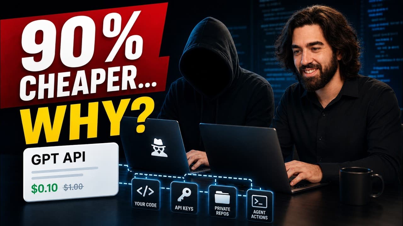 90% 싼 AI API의 진짜 청구서 — 값싼 중계 서버가 당신의 코딩 에이전트를 들여다본다 영상 썸네일