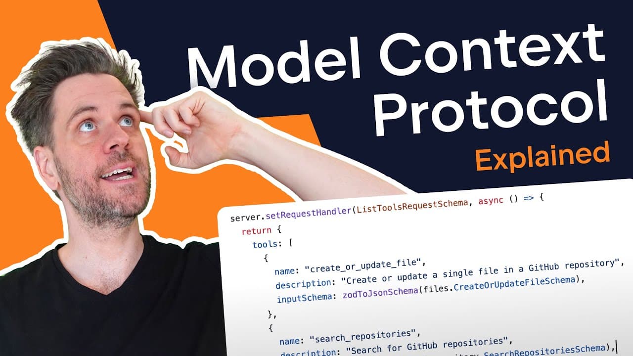 MCP(모델 컨텍스트 프로토콜)란 무엇인가 — GitHub 예제로 이해하는 작동 원리 영상 썸네일