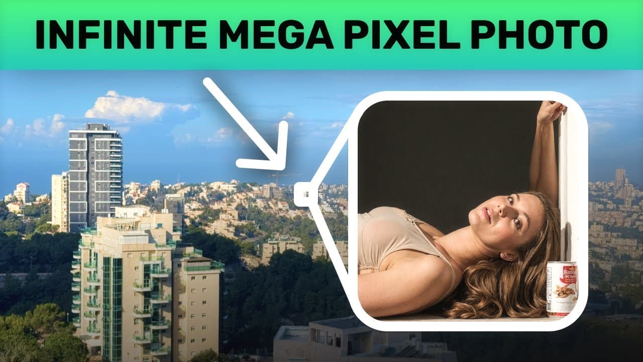 AI로 사진을 무한히 확대해 봤더니, 디테일은 어디서부터 상상이 되나 영상 썸네일