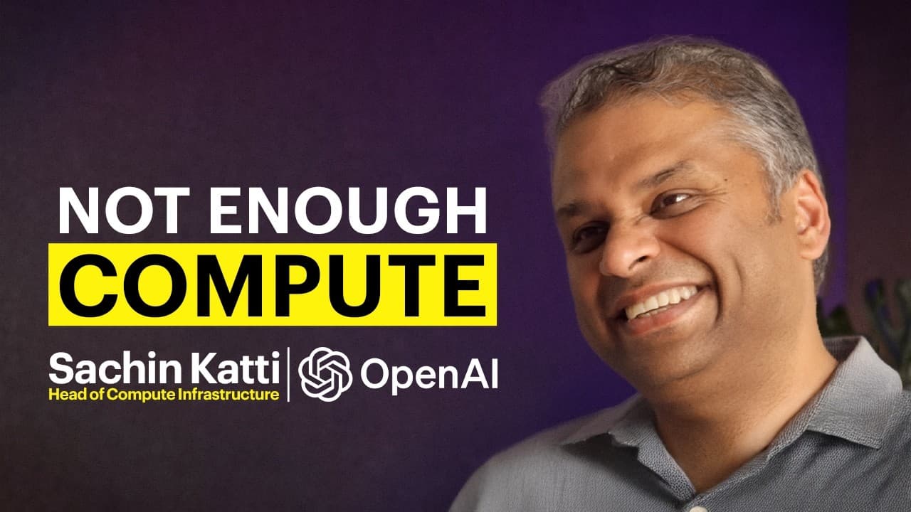 OpenAI 컴퓨트 총괄이 말하는 AI 인프라 전쟁: '전기를 토큰으로 바꾸는 거대한 공장' 영상 썸네일