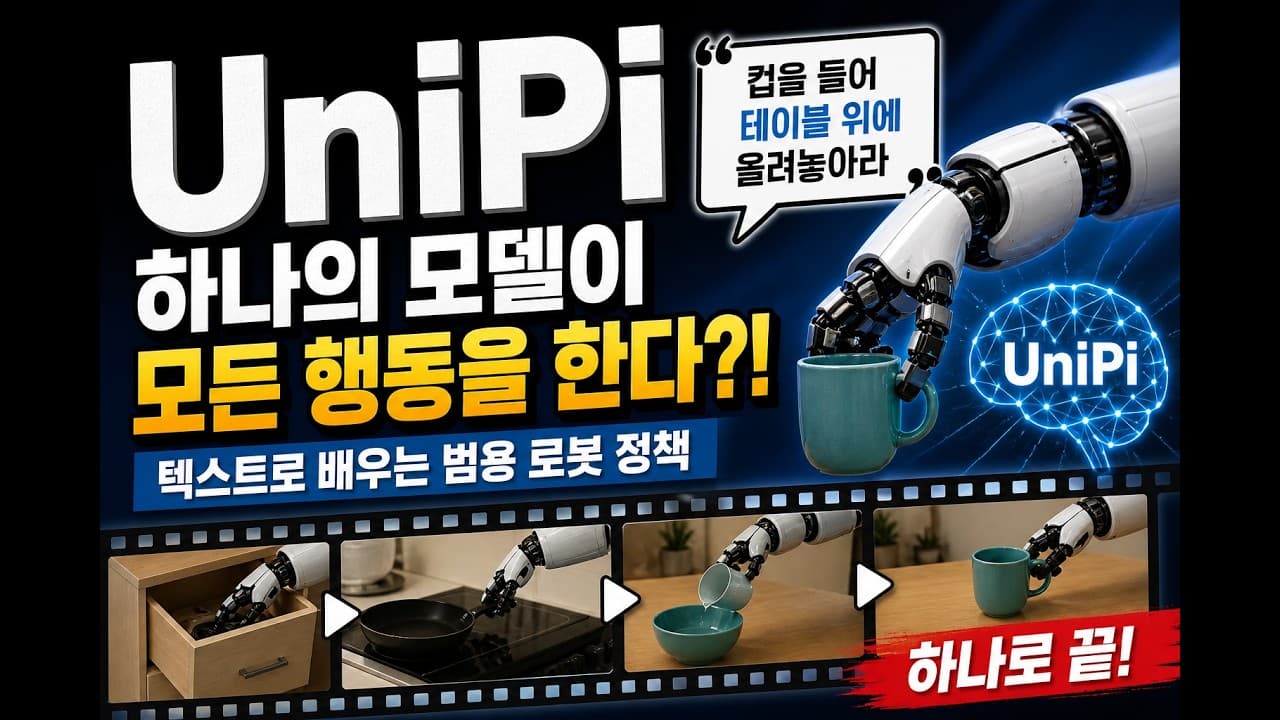 로봇에게 행동 대신 '앞으로 보일 장면'을 그리게 하자 처음 보는 지시도 따라 했다 영상 썸네일