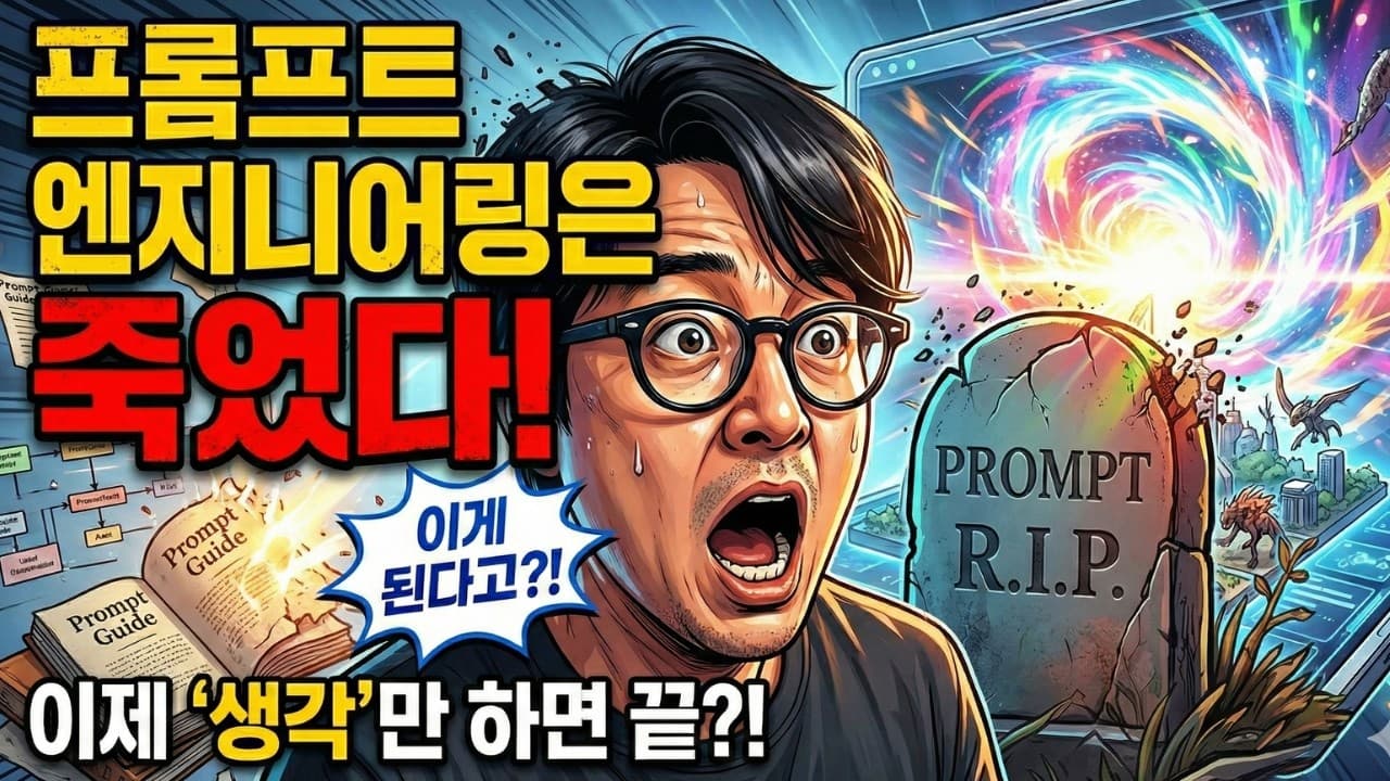프롬프트 엔지니어링은 끝났다? 상위 1%가 쓰는 컨텍스트 엔지니어링의 핵심 영상 썸네일