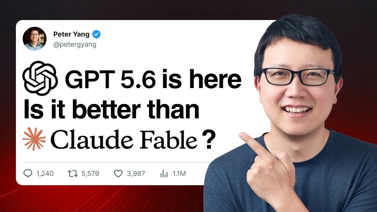 GPT-5.6 vs 클로드 Fable 5: 6가지 실전 사용 사례로 가려본 승자 영상 썸네일