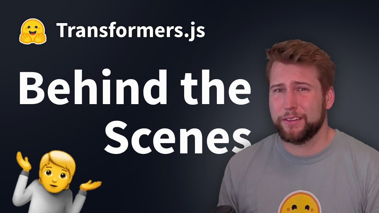 브라우저에서 바로 돌아가는 AI: Transformers.js의 작동 원리 한눈에 보기 영상 썸네일